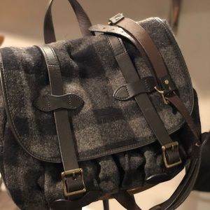 Wool/leather Filson Messenger bag